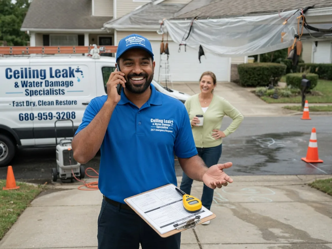 Ceiling Leak Cleanup Fulton, IN FAQs
